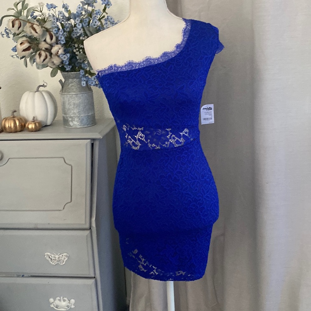 Royal blue dress